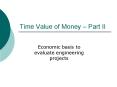 Time Value of Money  PowerPoint PPT Presentation