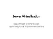 Server Virtualization