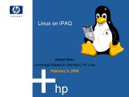 Linux on iPAQ