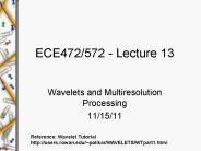 ECE472/572 - Lecture 13