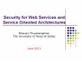 Security for Web Services and Service Oriented Architectures PowerPoint PPT Presentation