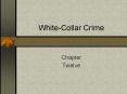 White-Collar Crime PowerPoint PPT Presentation