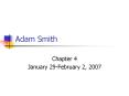 Adam Smith PowerPoint PPT Presentation