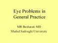 Eye Problems in General Practice PowerPoint PPT Presentation