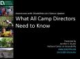 Americans with Disabilities Act Status Update What All Camp Directors Need to Know PowerPoint PPT Presentation