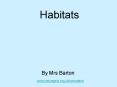 Habitats PowerPoint PPT Presentation