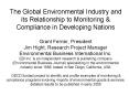 The Global Environmental Industry and its Relationship to Monitoring PowerPoint PPT Presentation