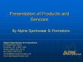 Presentation of Products and Services PowerPoint PPT Presentation