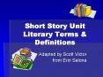 Short Story Unit Literary Terms PowerPoint PPT Presentation