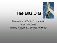 The BIG DIG