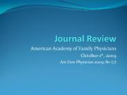 Journal Review