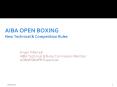 AIBA OPEN BOXING New Technical PowerPoint PPT Presentation