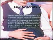 Embarazo adolescente