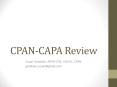 CPAN-CAPA Review PowerPoint PPT Presentation