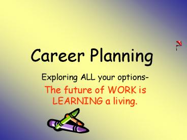 Career Planning