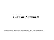 Cellular Automata