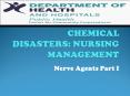 CHEMICAL DISASTERS: NURSING MANAGEMENT PowerPoint PPT Presentation