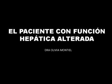 EL PACIENTE CON FUNCI