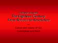 Chapter Sixteen The Eighteen Century: From Rococo to Revolution PowerPoint PPT Presentation