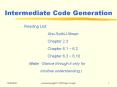 Intermediate Code Generation PowerPoint PPT Presentation