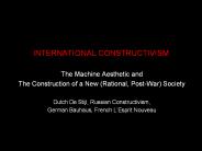 INTERNATIONAL CONSTRUCTIVISM