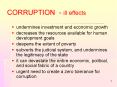 CORRUPTION - ill effects PowerPoint PPT Presentation