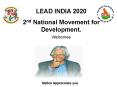 LEAD INDIA 2020 PowerPoint PPT Presentation