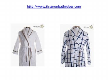 Designer cotton bath robes
