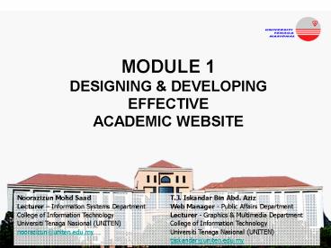 MODULE 1 DESIGNING