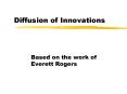 Diffusion of Innovations PowerPoint PPT Presentation