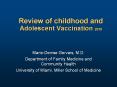 Review of childhood and Adolescent Vaccination 2010 PowerPoint PPT Presentation