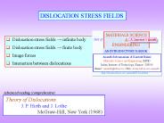 DISLOCATION STRESS FIELDS