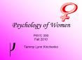 Psychology of Women PowerPoint PPT Presentation