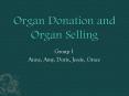 Organ Donation and Organ Selling PowerPoint PPT Presentation