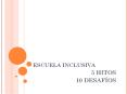 ESCUELA INCLUSIVA PowerPoint PPT Presentation