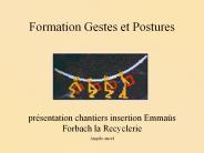 Formation Gestes et Postures