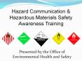 Hazard Communication PowerPoint PPT Presentation