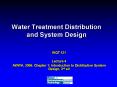 Water Treatment Distribution and System Design PowerPoint PPT Presentation