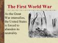 The First World War PowerPoint PPT Presentation