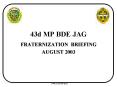 43d MP BDE JAG PowerPoint PPT Presentation