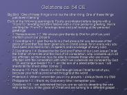 Galatians ca. 54 CE