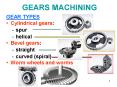 GEARS MACHINING PowerPoint PPT Presentation
