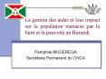La gestion des aides et leur impact sur la population menac PowerPoint PPT Presentation
