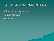 ALIMTACION PARENTERAL