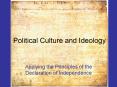 Political Culture and Ideology PowerPoint PPT Presentation