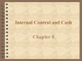 Internal Control and Cash PowerPoint PPT Presentation