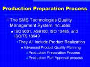 Production Preparation Process