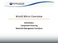 World Micro Overview PowerPoint PPT Presentation