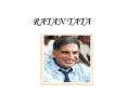 RATAN TATA PowerPoint PPT Presentation