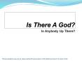 Is There A God? PowerPoint PPT Presentation